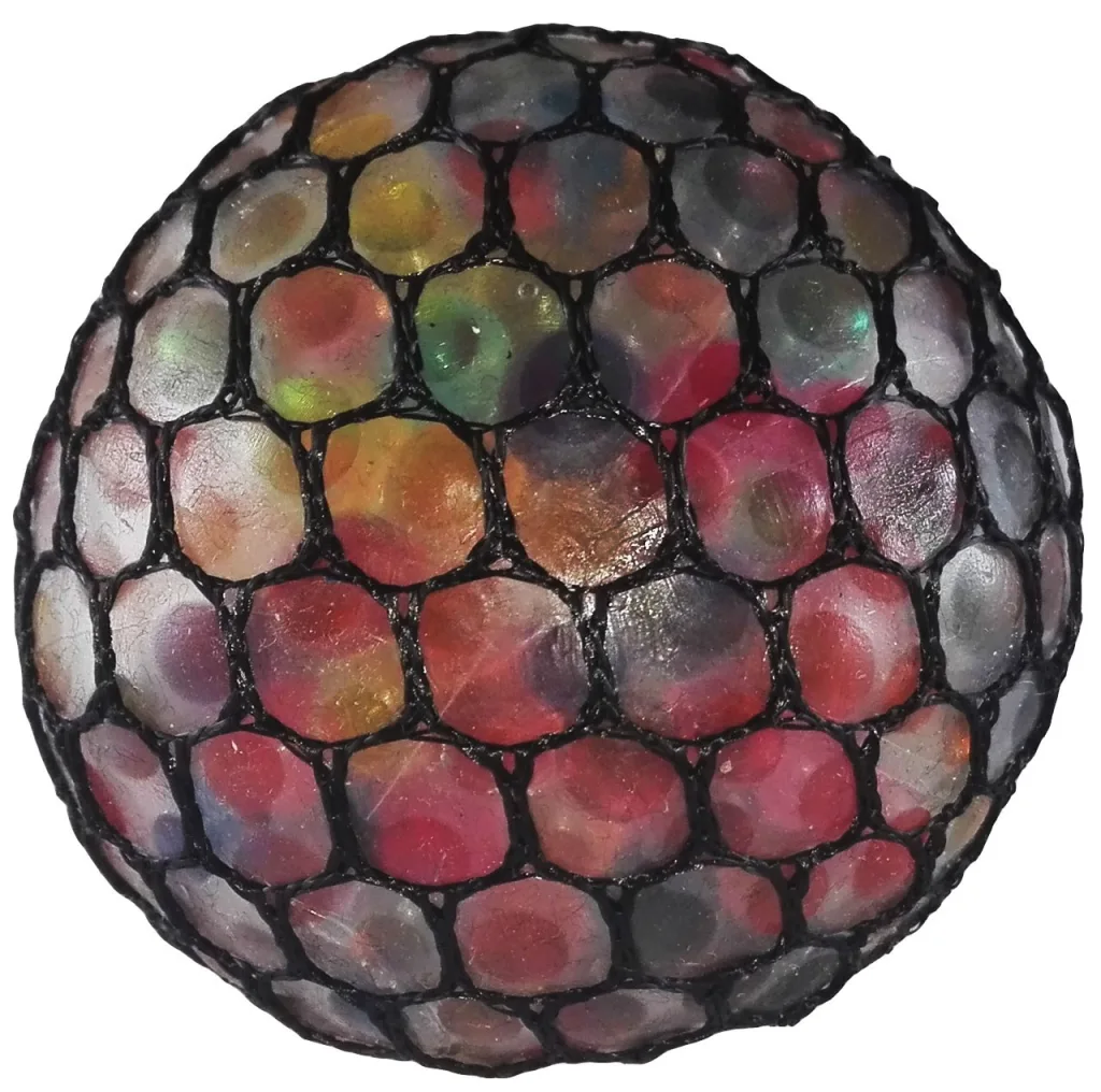 توپ بازی ضد استرس مدل Large Gel Bullets Mesh Squish Ball