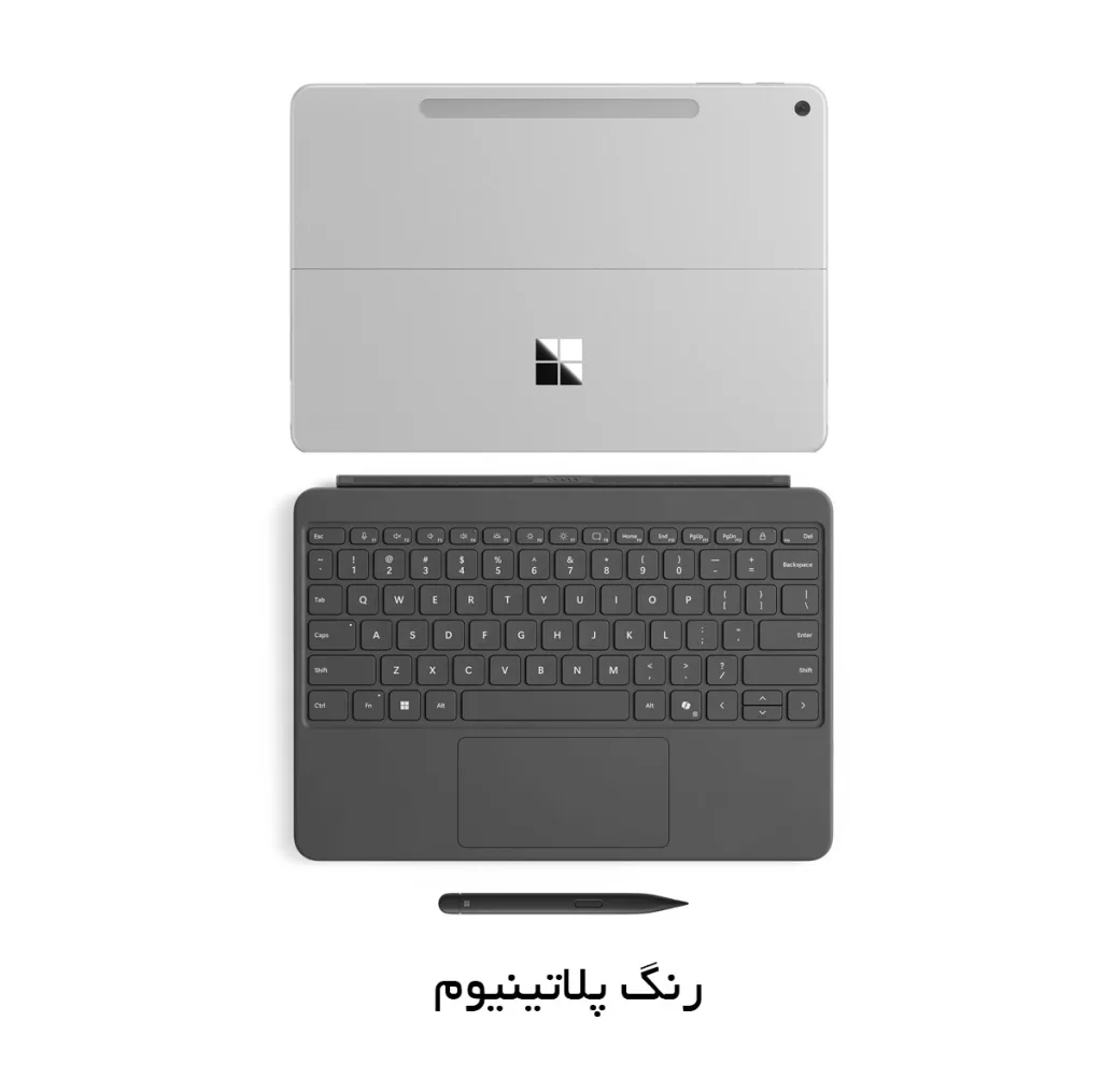 تبلت 12 اینچی مایکروسافت مدل Surface Pro-Snapdragon X Plus ظرفیت 256 گیگابایت و رم 16 گیگابایت به همراه کیبورد سرفیس پرو و قلم Slim pen 2