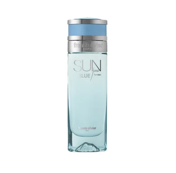 تستر ادو پرفیوم مردانه فرانک اولیویر مدل Sun Java Blue با رایحه خنک حجم 75 میلی لیتر
