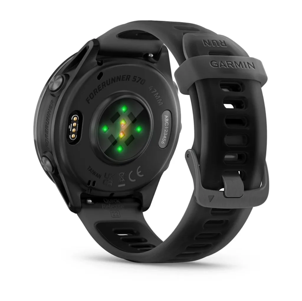 ساعت هوشمند 47 میلی‌متری گارمین مدل Forerunner 570 با بند سیلیکونی