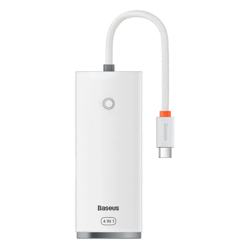 هاب 4 پورت USB -C باسئوس مدل Lite Series - WKQX03030 25cm