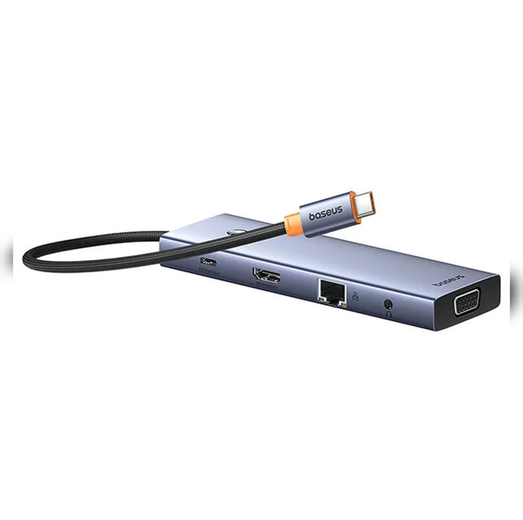 هاب 10 پورت USB-C باسئوس مدل BS-OH161