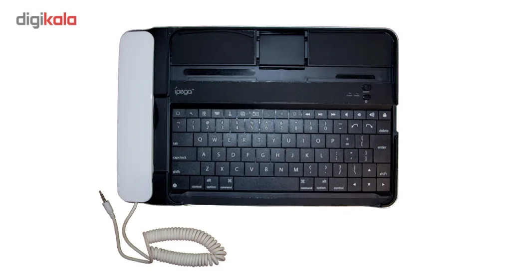کیبورد بی سیم تبلت مدل ip-090 به همراه گوشی مناسب برای آی پد 3