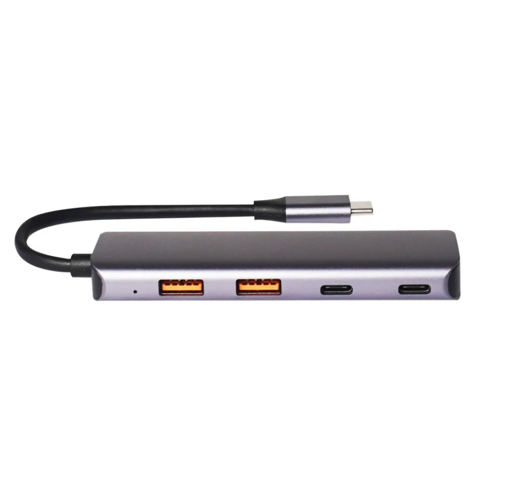 هاب 4 پورت usb-C و USB 3.0 کی نت مدلHC321