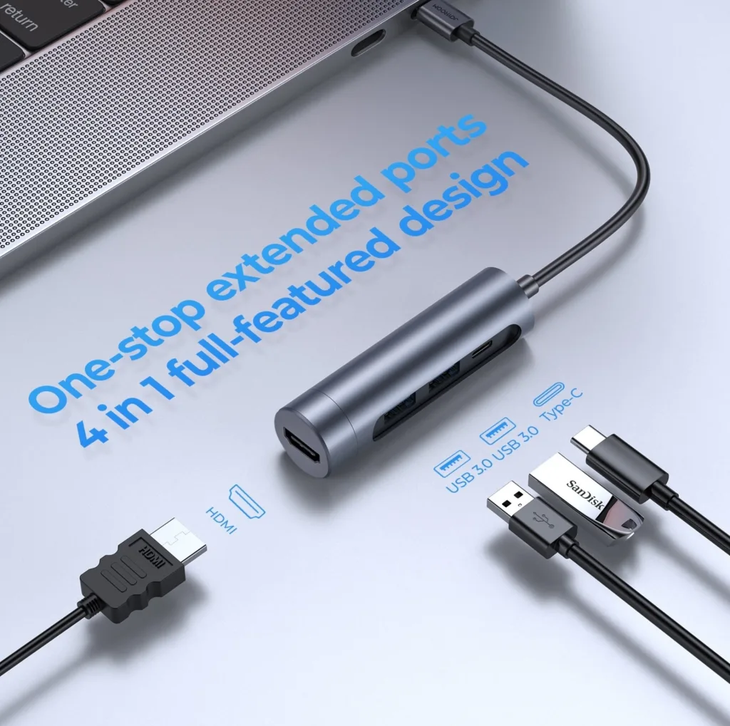 هاب 4 پورت USB-C جوی روم مدل S-H113