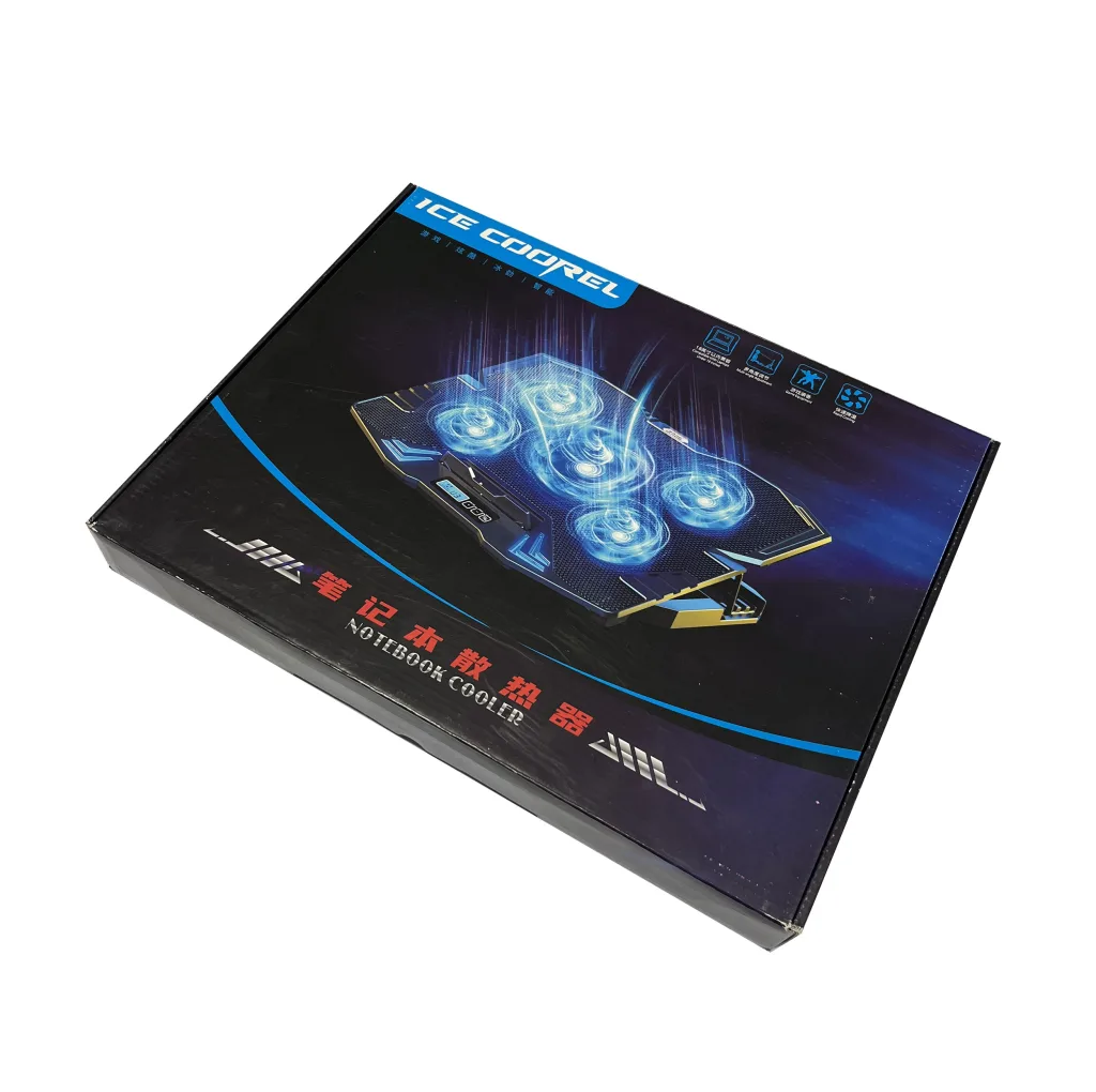 پایه خنک کننده لپ تاپ آیس کول مدل BLUE LIGHT6FAN کد GAMMING