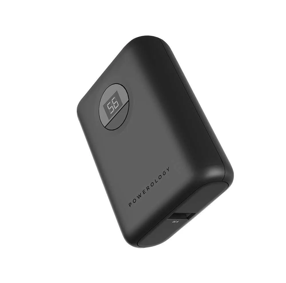 پاوربانک 20 وات پاورلوژی مدل Ultra Compact PPBCHA04 ظرفیت 10000 میلی‌آمپرساعت