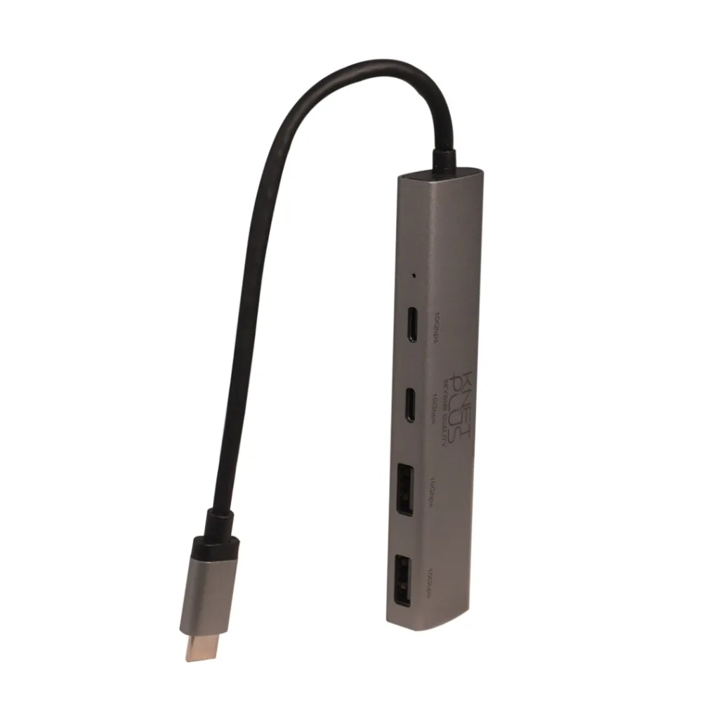 هاب 4 پورت USB-C کی نت پلاس مدل KP-HC34