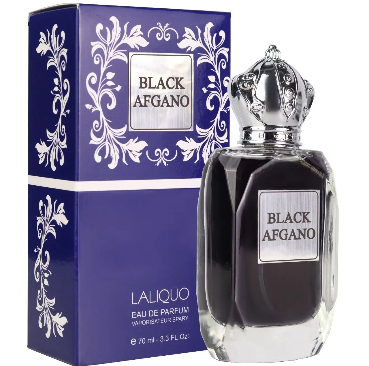 ادو پرفیوم مردانه لالیکو مدل Black Afgano با رایحه تلخ حجم 70 میلی لیتر