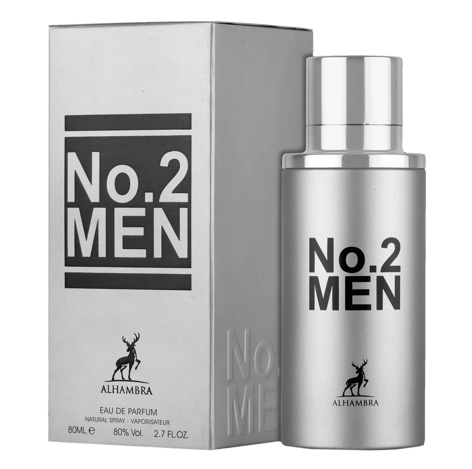 ادو پرفیوم مردانه الحمبرا مدل No. 2 Men حجم 80 میلی لیتر