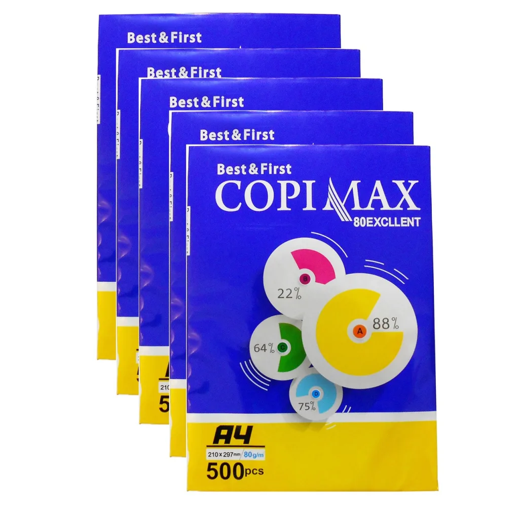 کاغذ A4 کپی مکس مدل اکسلنت 80 بسته 2500 عددی