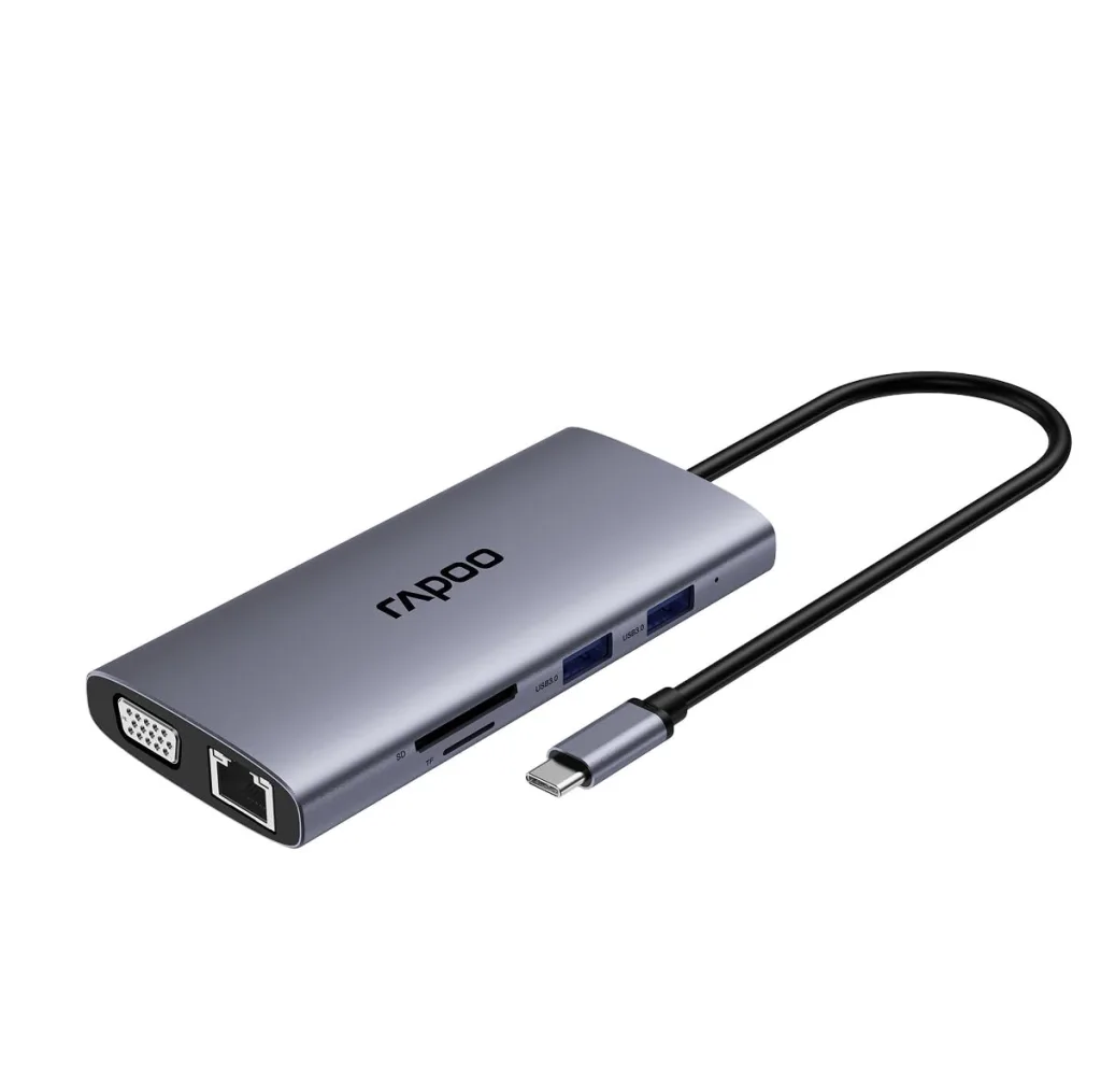 هاب 10 پورت USB-C رپو مدل XD101