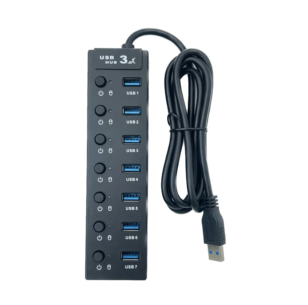 هاب 7 پورت USB 3.0 کی نت مدل H9