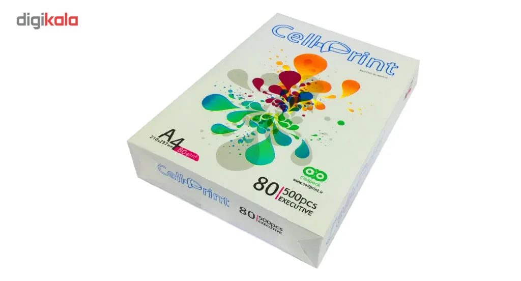 کاغذ A4 سل پرینت 80 گرمی مدل EXACTIVE بسته 500 عددی