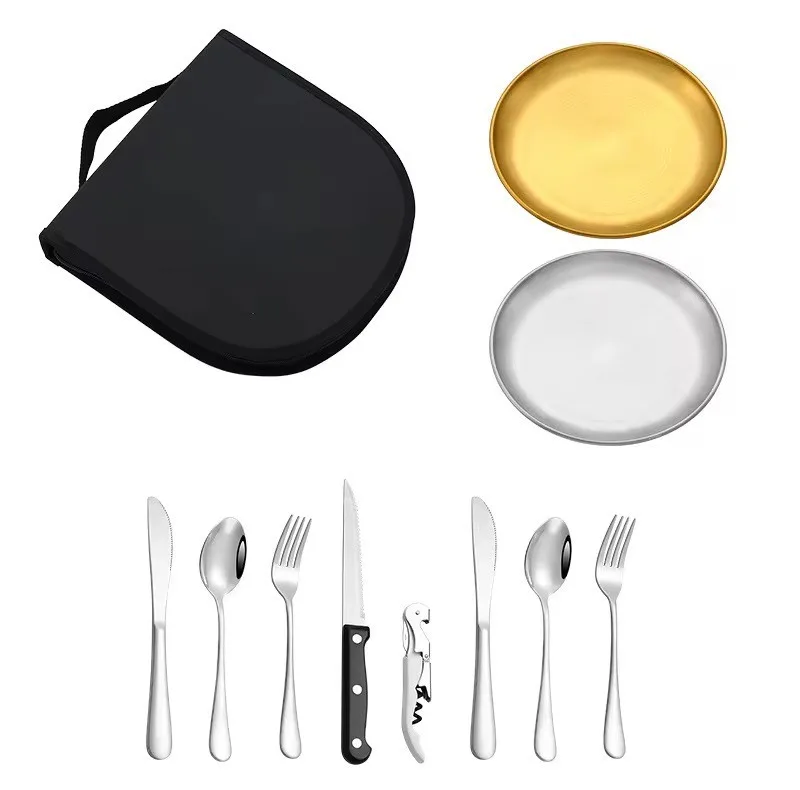 مجموعه ظروف سفری 2 نفره کد Stainless steel