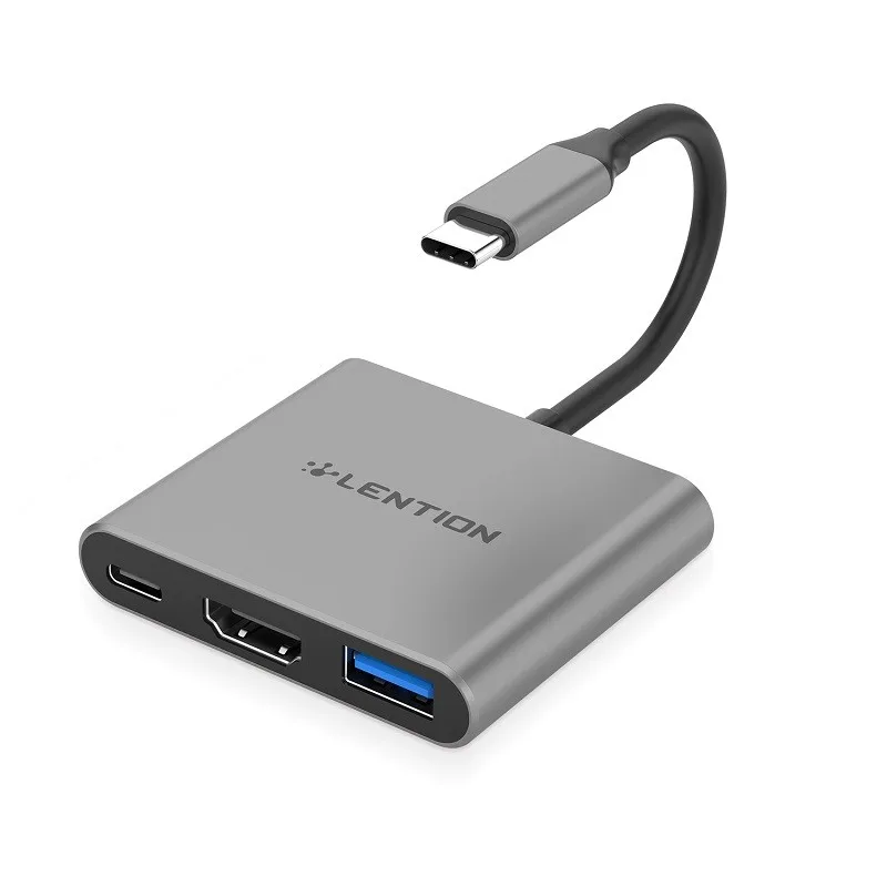 هاب 3 پورت USB-C لنشن مدل C14