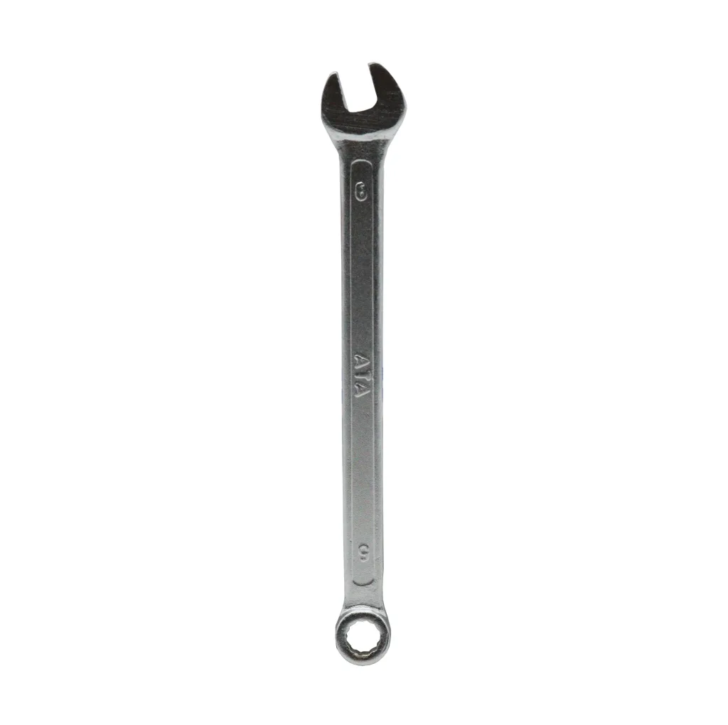 آچار یکسر تخت و یکسر رینگی آتا مدل YP-6MM سایز 6 میلی متر