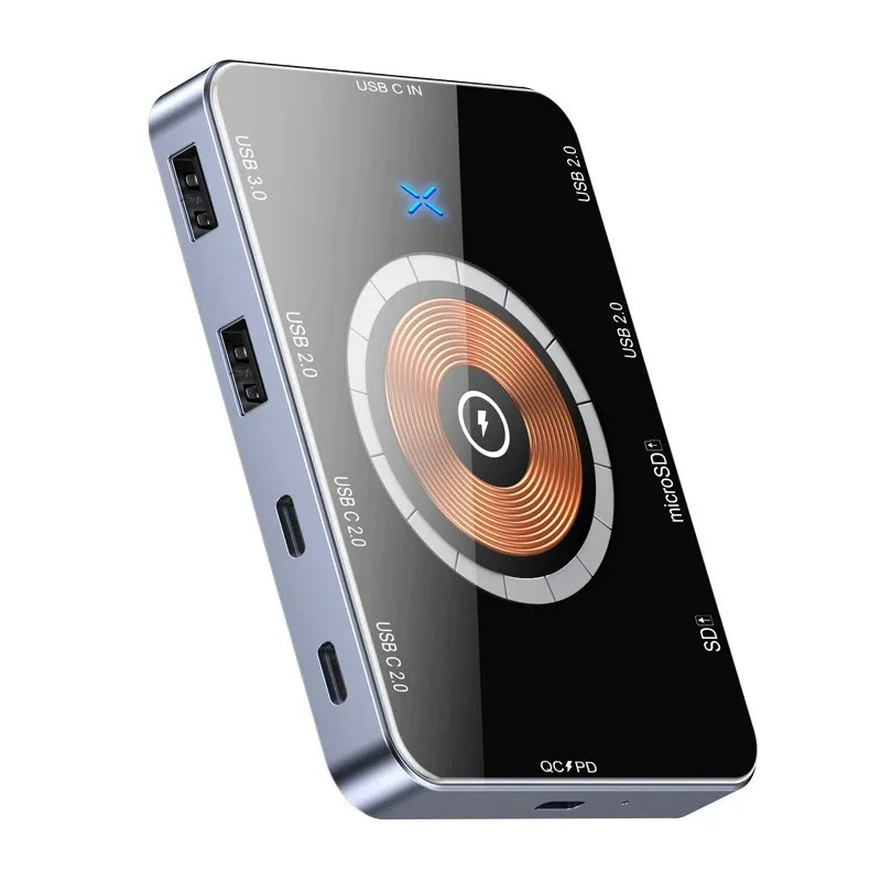 هاب داک استیشن 10پورت مدل multi port wireless charger-10port