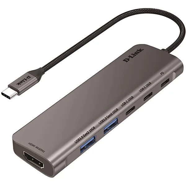 هاب 6 پورت USB-C دی‌لینک مدل DUB-C106