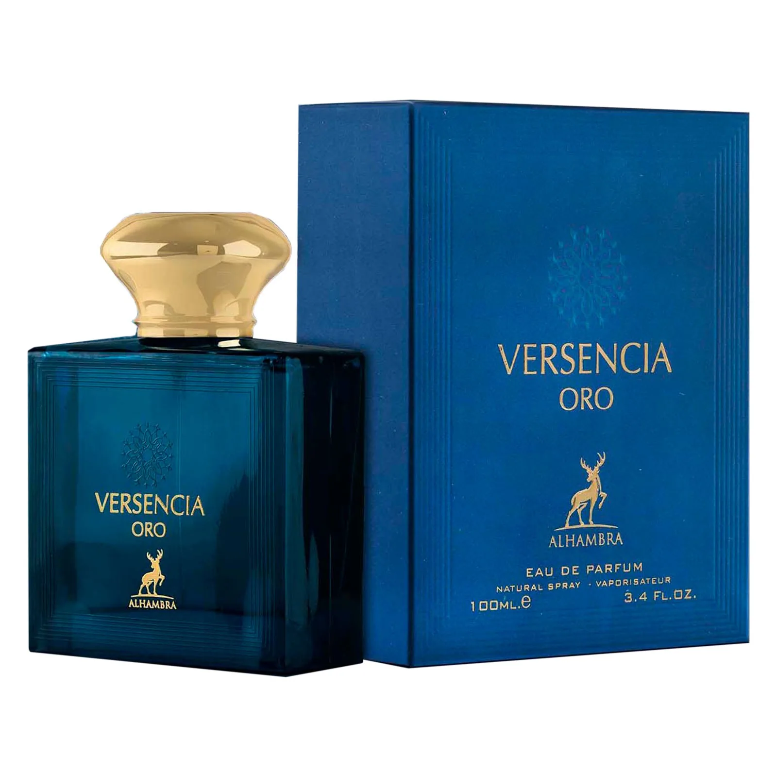ادو پرفیوم مردانه الحمبرا مدل Versencia Oro حجم 100 میلی لیتر