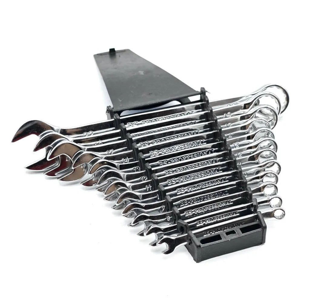 آچار یکسر تخت و یکسر رینگی باس مدل 6-22MM مجموعه 12 عددی
