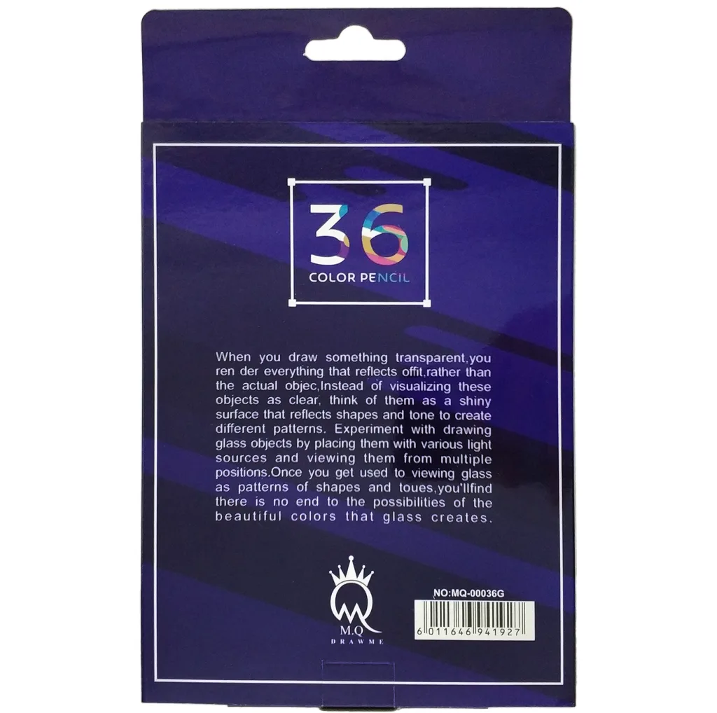مداد رنگی 36 رنگ ام کیو مدل 00036G