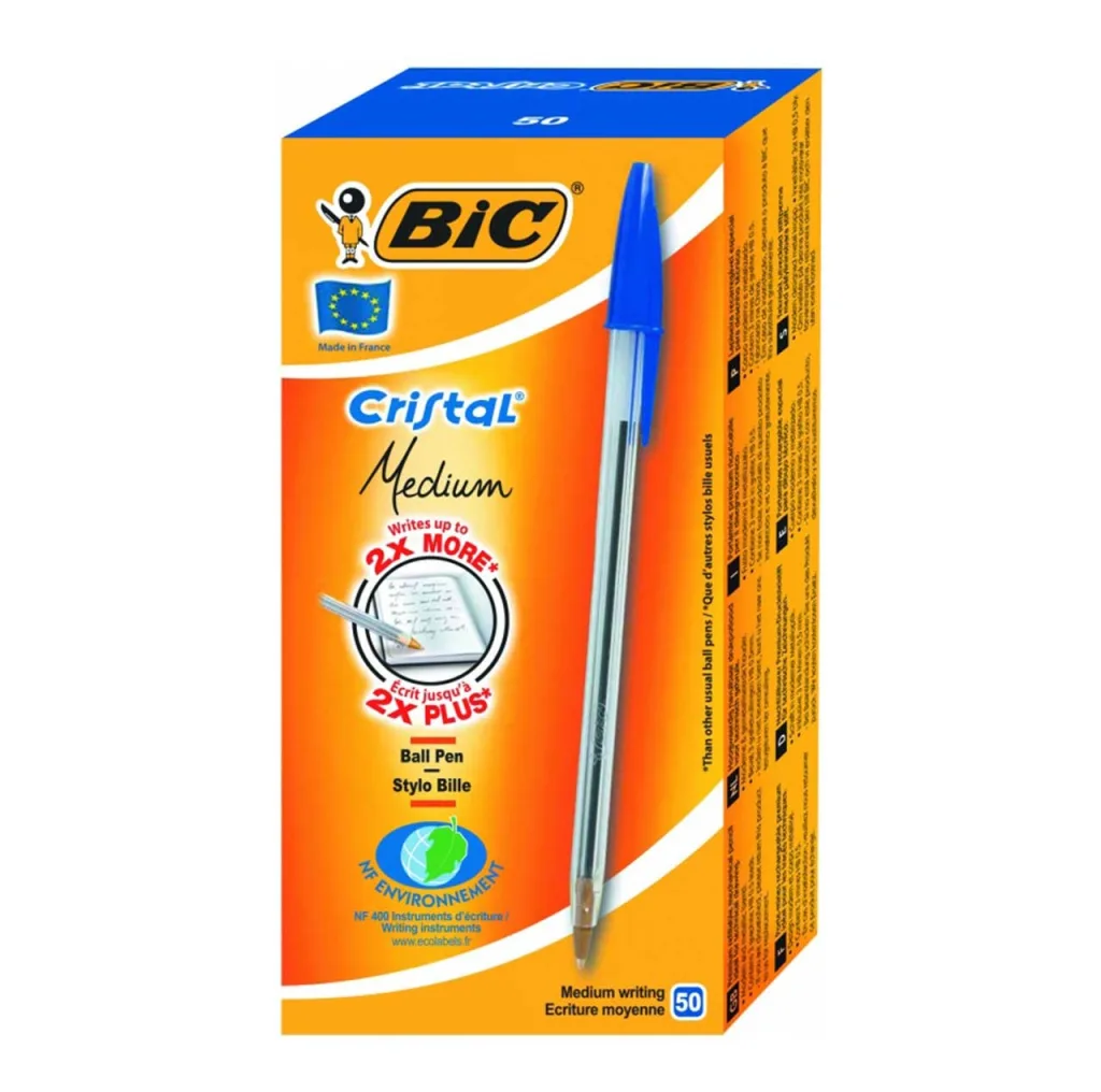 خودکار بیک مدل Cristal Medium بسته 50 عددی