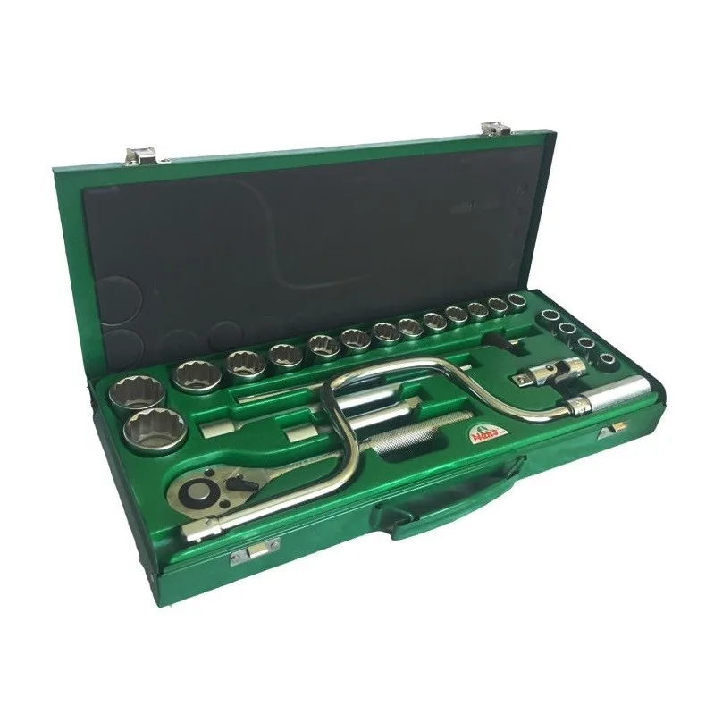آچار بکس هنس مدل 4624-12MT مجموعه 24 عددی