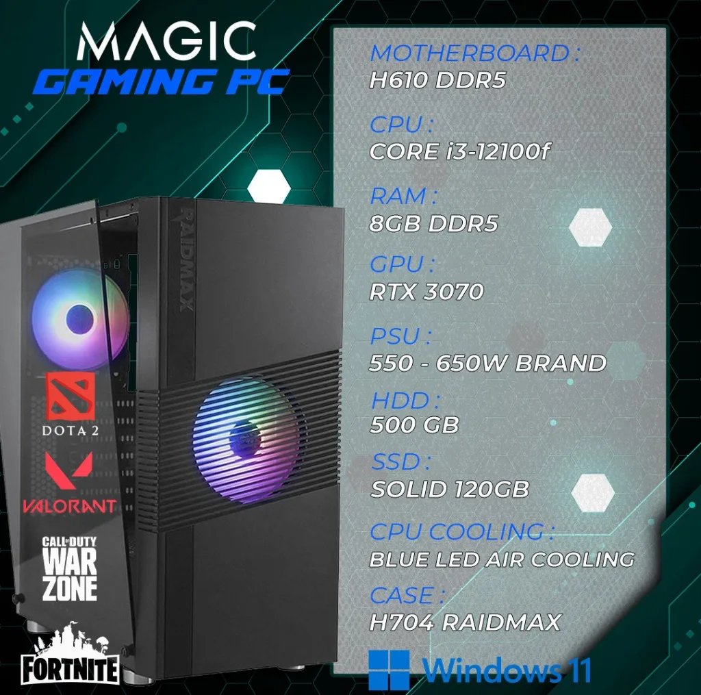 کامپیوتر دسکتاپ ونتار مدل Magic aming