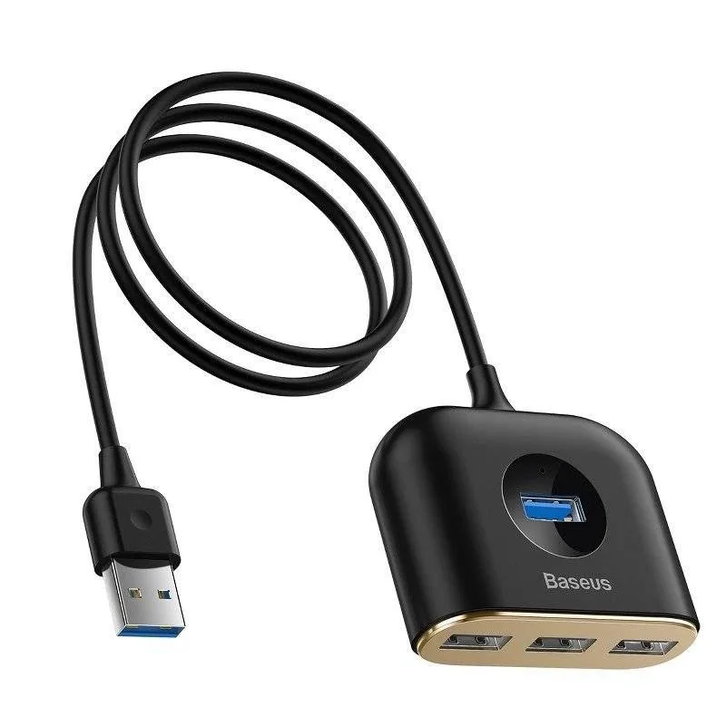 هاب 4 پورت USB باسئوس مدل Square Round