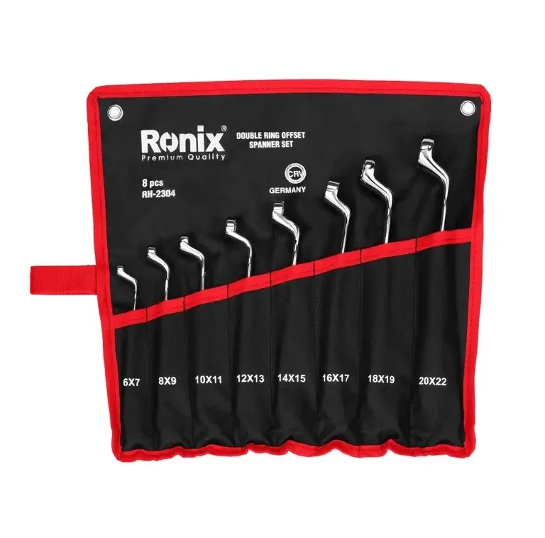 آچار دو سر رینگی رونیکس مدل RH-2304 مجموعه 8 عددی
