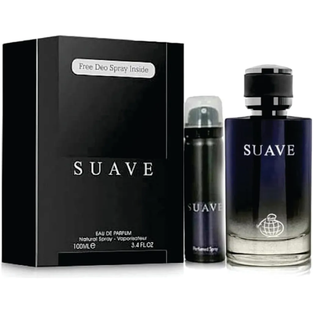 ادو پرفیوم مردانه فراگرنس ورد مدل Suave حجم 100 میلی لیتر به همراه اسپری فراگرنس مدل Suave حجم 75 میلی لیتر