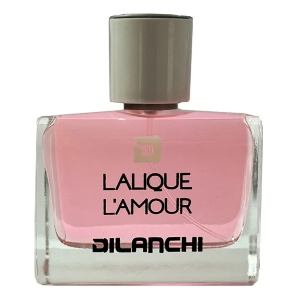 ادو پرفیوم زنانه دیلانچی مدل lalique l'amour  با رایحه معتدل حجم 100 میلی‌لیتر