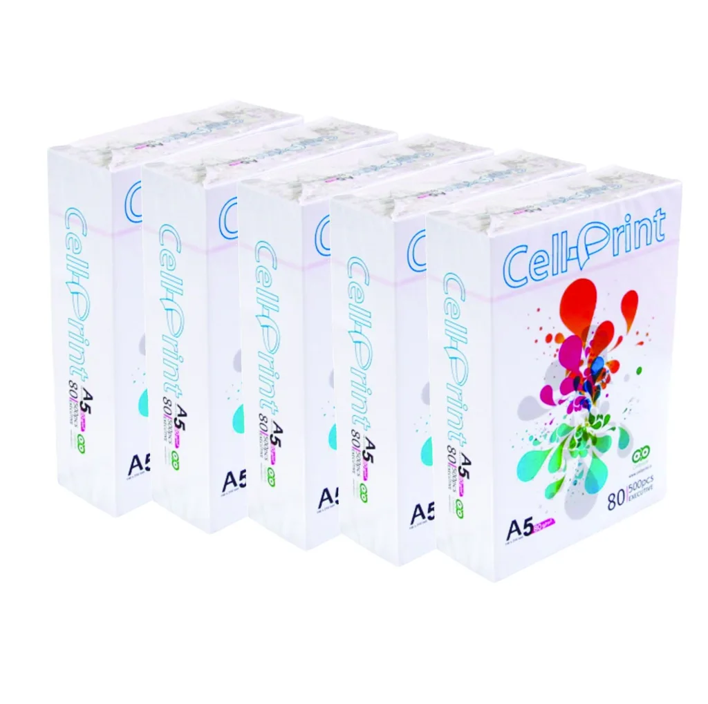 کاغد A5 سل پرینت مدل A55 بسته 5 عددی