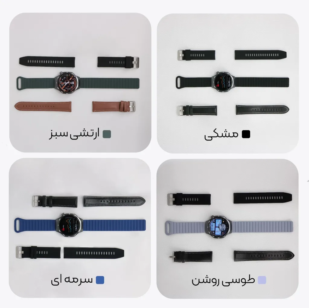 ساعت هوشمند 47 میلی متری فنیرسی مدل S370i با بند سیلیکونی