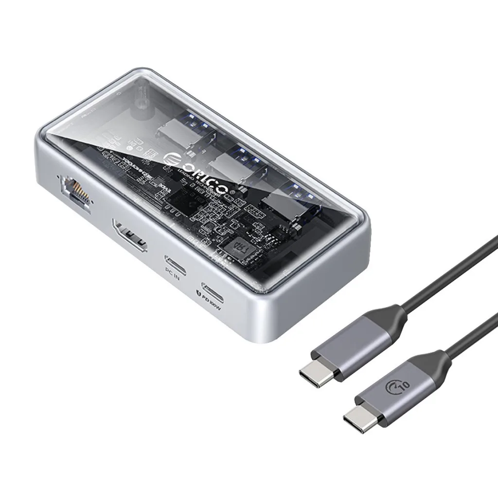 داک استیشن 6 پورت USB-C اوریکو مدل TM10-6P