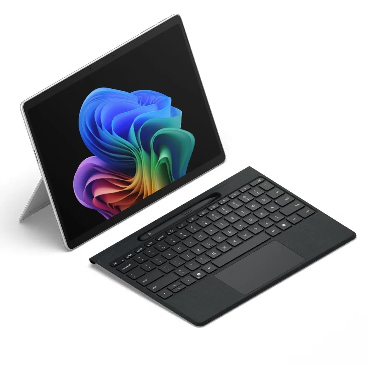 تبلت 13 اینچی مایکروسافت مدل Surface Pro 11 - Ultra 7 ظرفیت 256 گیگابایت و رم 16 گیگابایت به همراه کیبورد Surface Pro Singature Copilot و قلم Slim Pen 2