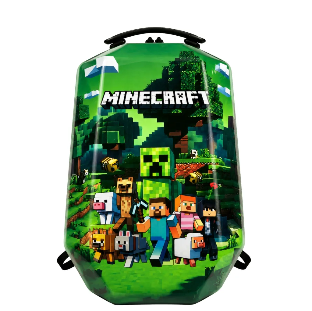 کوله پشتی مدرسه مارینوکس مارول مدل Minecraft