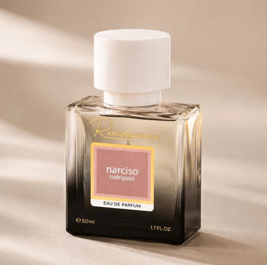 ادوپرفیوم زنانه رمینیسنس مدل Narciso Rodriguez با رایحه شیرین و گلی حجم 50 میلی‌لیتر