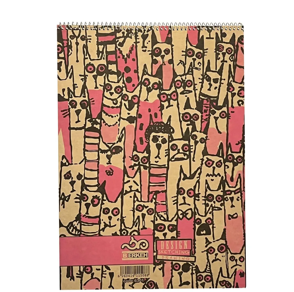 دفتر طراحی 60 برگ برکه سایز A3 کد 6301