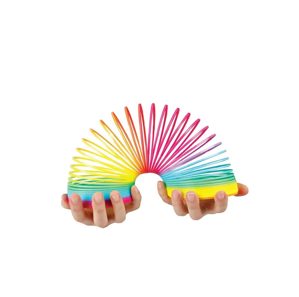 فنر بازی جادویی مدل rainbow slinky