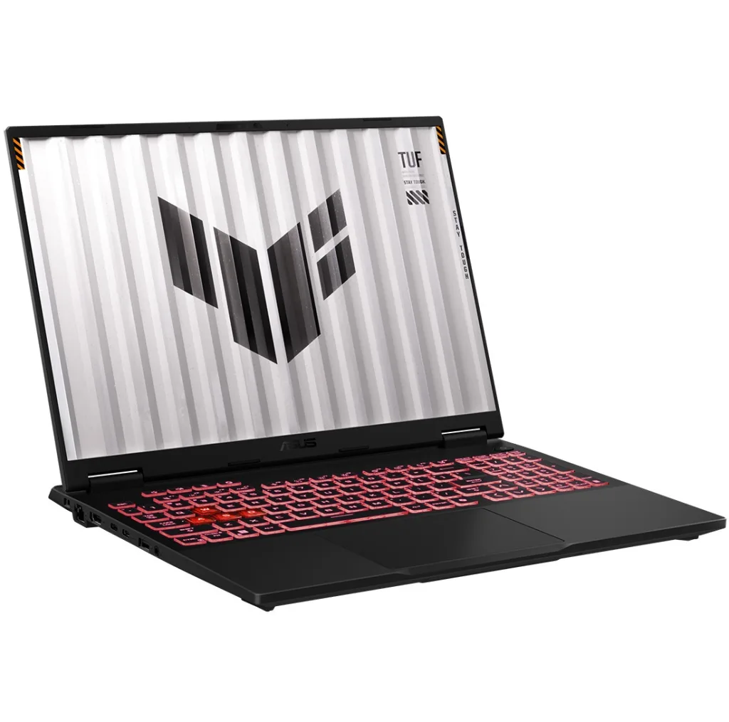 لپ تاپ 16 اینچی ایسوس مدل TUF Gaming A16 FA608PM-Ryzen 9 8940HX-RTX5060 8GB-24GB DDR5 5600MHz-2TB SSD-2.5K 165Hz - کاستوم شده