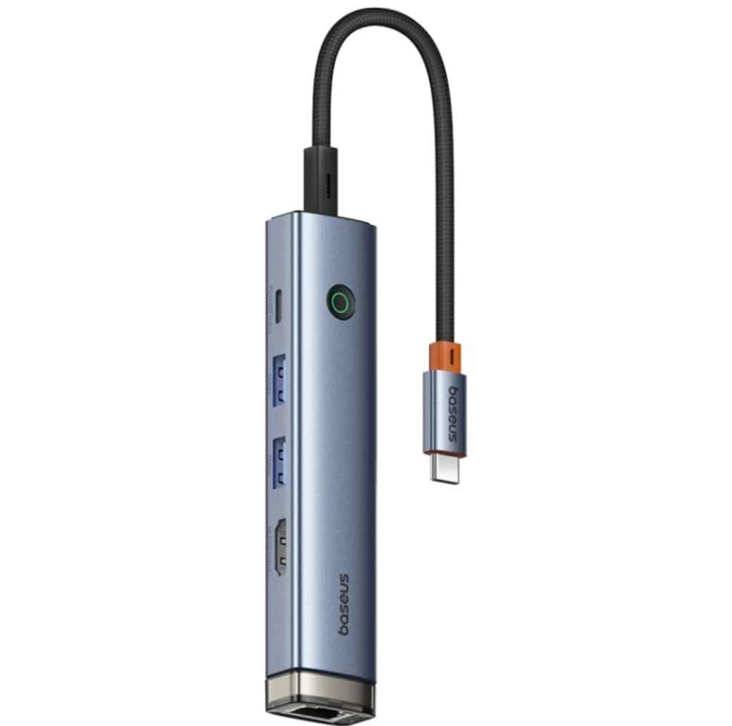 هاب 5 پورت USB-C بیسوس مدل BS-OH165