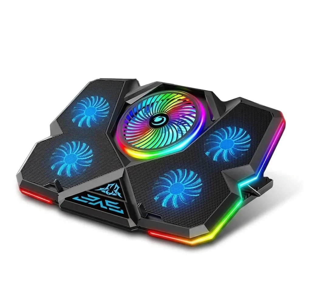 پایه خنک کننده لپ تاپ کول کلد مدل k44-1 RGB