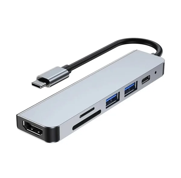 هاب 6 پورت USB-C مدل HDTV4K