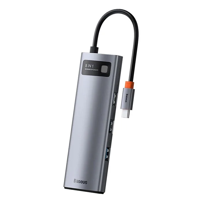 هاب 8 پورت USB-C باسئوس مدل CAHUB-CV0G