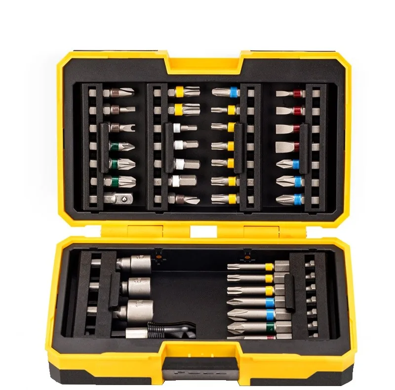 سری بکس و پیچ گوشتی دلی مدل DL250039 مجموعه 39 عددی