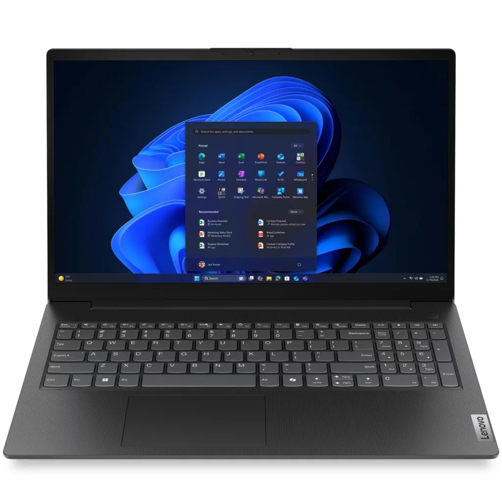 لپ‌تاپ 15.6 اینچی لنوو مدل V15 G6 ITN-N100-12GB DDR5 4800MHz-256GB SSD-TN - کاستوم شده