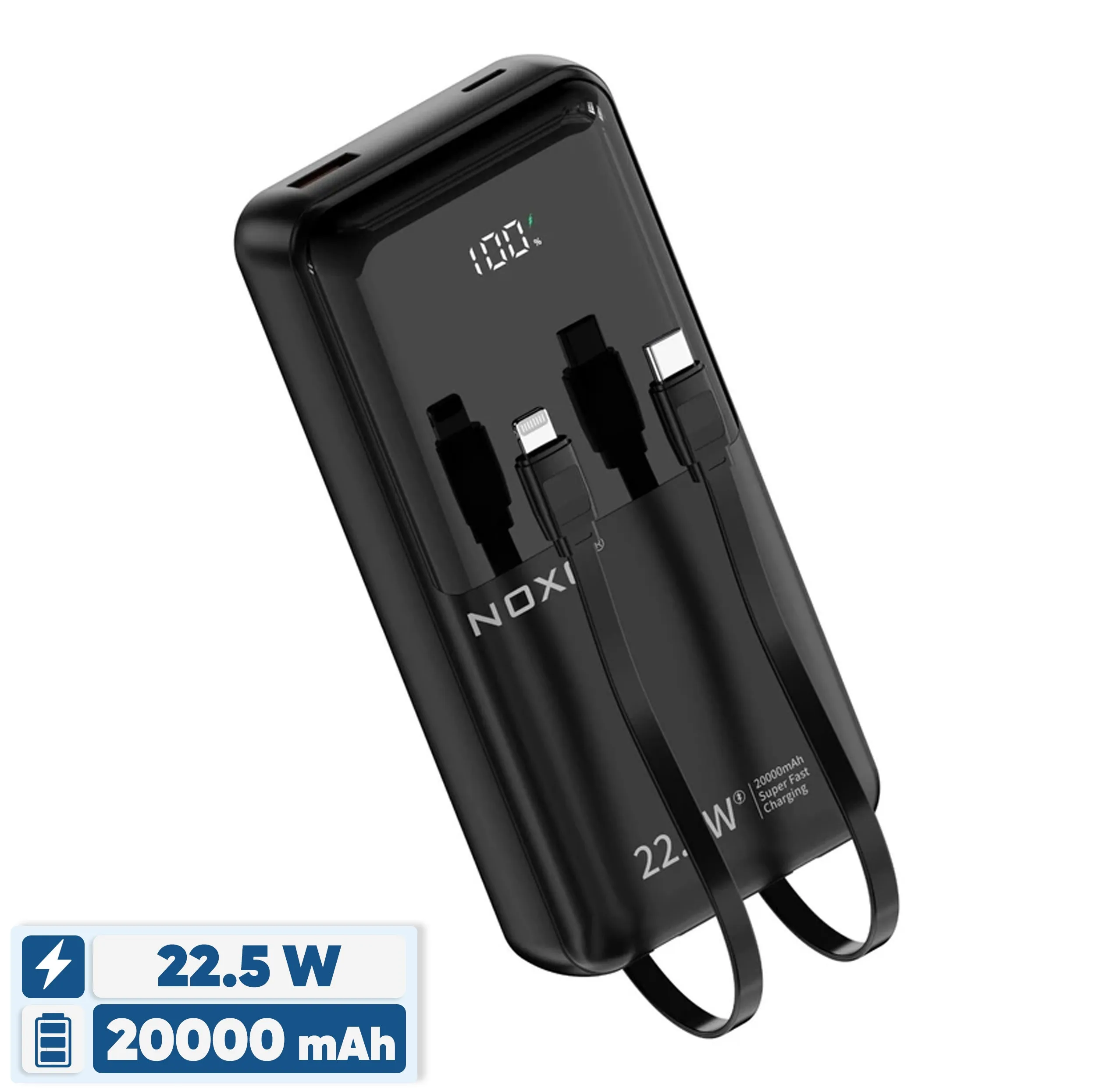 پاوربانک نوکسو مدل PN-2 ظرفیت 20 هزار میلی آمپر ساعت