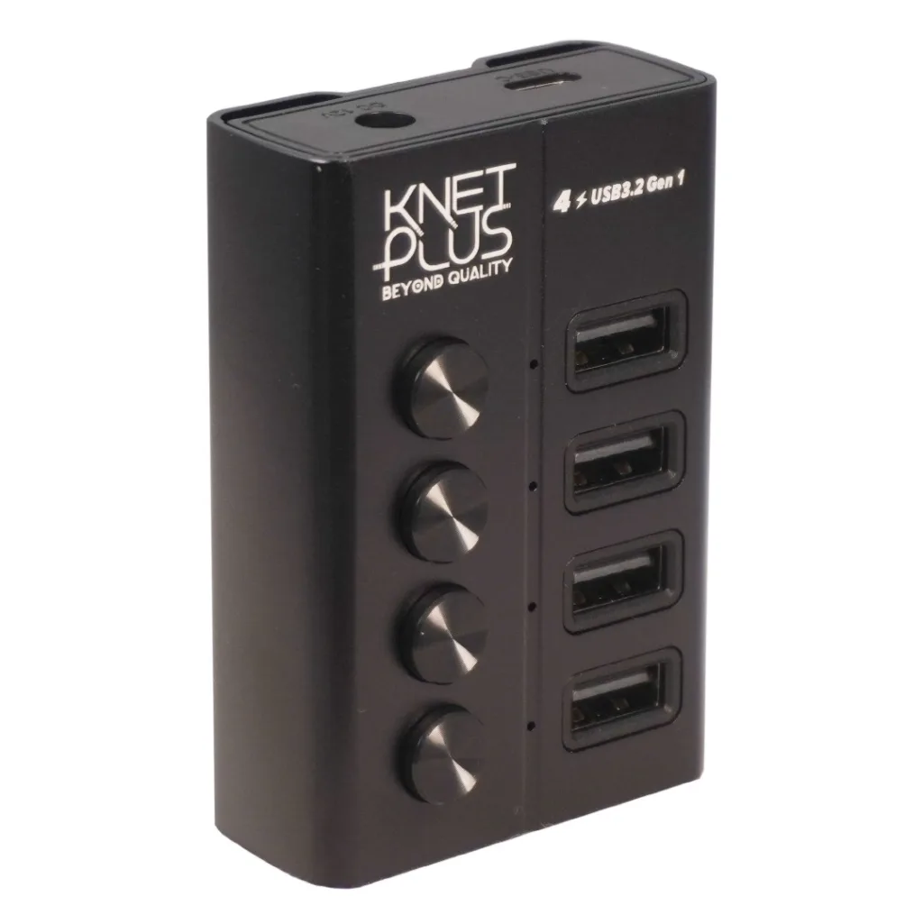 هاب 4 پورت USB 3.2 کی نت پلاس مدل KP-HA14